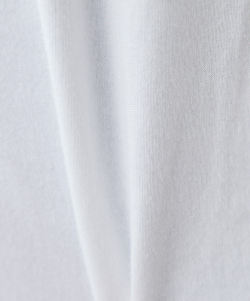 Whim Gazette(ウィムガゼット)の「オーガニックジャージープルオーバー(Tシャツ/カットソー・レディース・オフホワイト/チャコールグレー・FREE)」の6枚目の写真