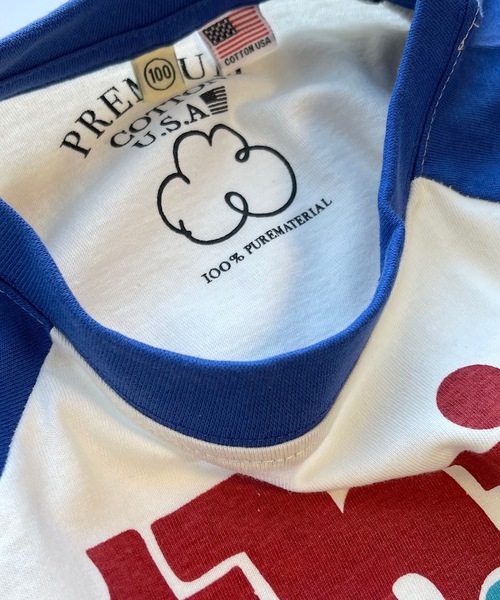 Life Support Products（ライフサポートプロダクツ）の「【コットンUSA】プリントラグランワンピース（90～150cm）（ワンピース・キッズ・レッド/ブルー/グリーン・90/100/110/120/130/140/150）」の4枚目の写真