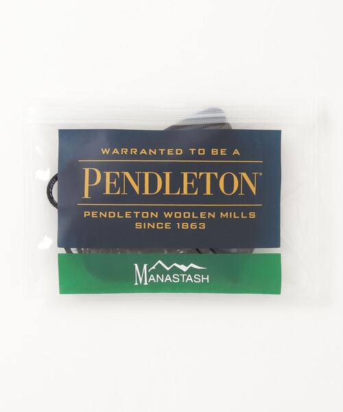 AVIREX(アヴィレックス)の「【MANASTASH×PENDLETON】マナスタッシュ×ペンドルトン マスク/ 2P MASK(EX COLOR) HOLDER & CASE(マスク・メンズ・ブラック・FREE)」の2枚目の写真