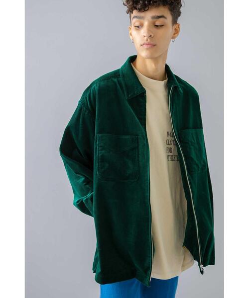 MONKEY TIME（モンキータイム）の「＜monkey time＞ 8WALE SOFT CORDUROY ZIP SHIRT/シャツ（シャツ/ブラウス・メンズ・ブラック/ケリー/クリーム・S/M/L/XL）」の12枚目の写真