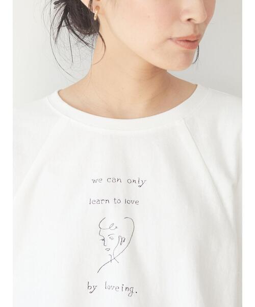 RAY CASSIN FAVORI(レイカズンフェバリ)の「・RAY CASSIN ガール刺繍ドルマンロンT*(Tシャツ/カットソー・レディース・グリーン/チャコールグレー/ライトグレー/オフホワイト・FREE)」の11枚目の写真