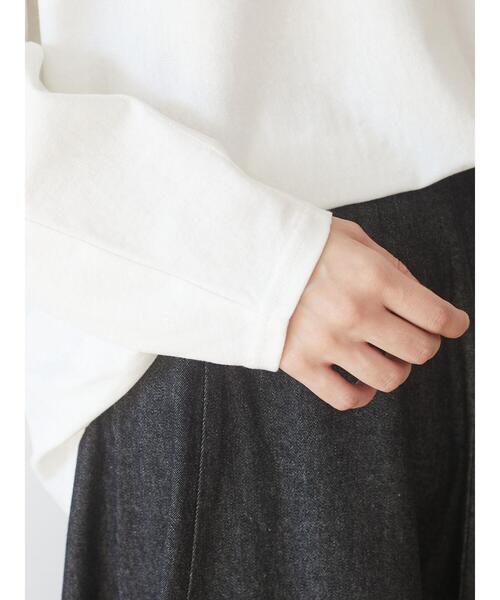 RAY CASSIN FAVORI(レイカズンフェバリ)の「・RAY CASSIN ガール刺繍ドルマンロンT*(Tシャツ/カットソー・レディース・グリーン/チャコールグレー/ライトグレー/オフホワイト・FREE)」の12枚目の写真