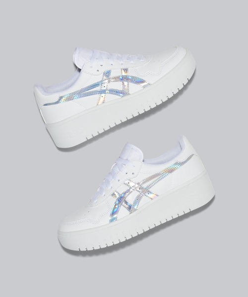 ASICS(アシックス)の「JAPAN S PF (ジャパン エス ピーエフ)(スニーカー・レディース・ホワイト×シルバー/ブラック×シルバー・25/24.5/22.5/24/26/25.5/23.5/23)」の20枚目の写真