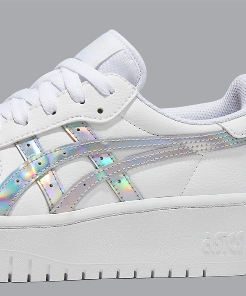 ASICS(アシックス)の「JAPAN S PF (ジャパン エス ピーエフ)(スニーカー・レディース・ホワイト×シルバー/ブラック×シルバー・25/24.5/22.5/24/26/25.5/23.5/23)」の18枚目の写真