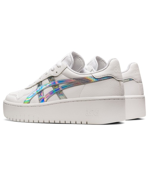 ASICS(アシックス)の「JAPAN S PF (ジャパン エス ピーエフ)(スニーカー・レディース・ホワイト×シルバー/ブラック×シルバー・25/24.5/22.5/24/26/25.5/23.5/23)」の14枚目の写真