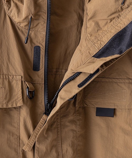 OUTDOOR PRODUCTS(アウトドアプロダクツ)の「【OUTDOOR PRODUCTS/アウトドアプロダクツ】撥水フィッシングジャケット ワンポイントブランドロゴ(ブルゾン・メンズ・ブラック/ベージュ/カーキ・MEDIUM/LARGE/X-LARGE)」の9枚目の写真