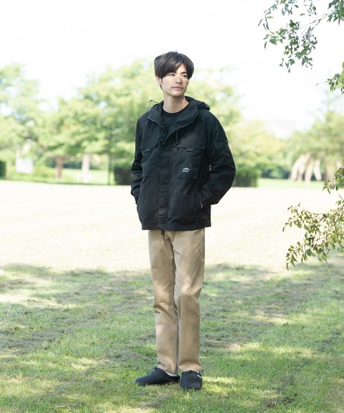 OUTDOOR PRODUCTS(アウトドアプロダクツ)の「【OUTDOOR PRODUCTS/アウトドアプロダクツ】撥水フィッシングジャケット ワンポイントブランドロゴ(ブルゾン・メンズ・ブラック/ベージュ/カーキ・MEDIUM/LARGE/X-LARGE)」の12枚目の写真