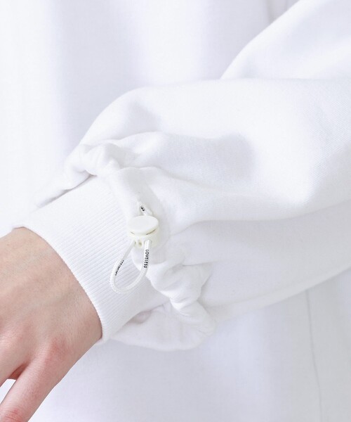 LOVELESS（ラブレス）の「ドロスト コンビスウェット（スウェット・レディース・ブラック/オフホワイト・36）」の9枚目の写真