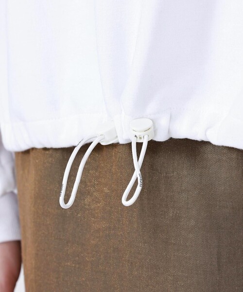 LOVELESS（ラブレス）の「ドロスト コンビスウェット（スウェット・レディース・ブラック/オフホワイト・36）」の11枚目の写真