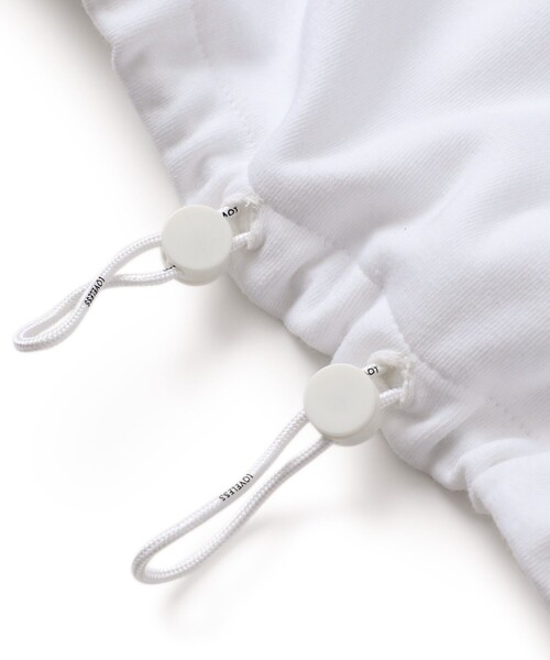 LOVELESS（ラブレス）の「ドロスト コンビスウェット（スウェット・レディース・ブラック/オフホワイト・36）」の12枚目の写真