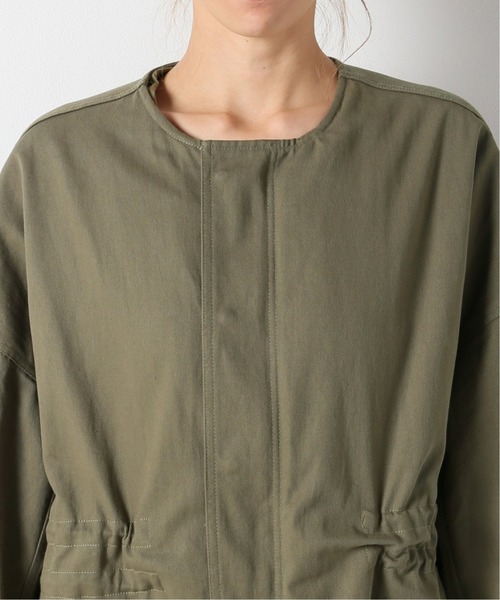 Charles Chaton（シャルルシャトン）の「ミリタリーライナーコート（モッズコート・レディース・ホワイト/カーキ・FREE）」の15枚目の写真