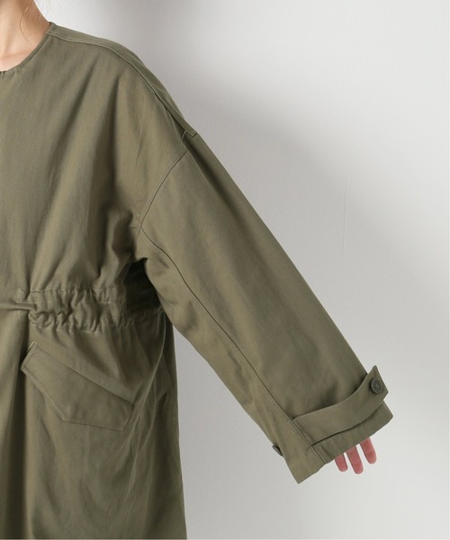 Charles Chaton（シャルルシャトン）の「ミリタリーライナーコート（モッズコート・レディース・ホワイト/カーキ・FREE）」の21枚目の写真