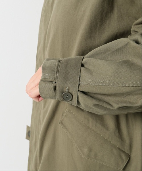 Charles Chaton（シャルルシャトン）の「ミリタリーライナーコート（モッズコート・レディース・ホワイト/カーキ・FREE）」の4枚目の写真