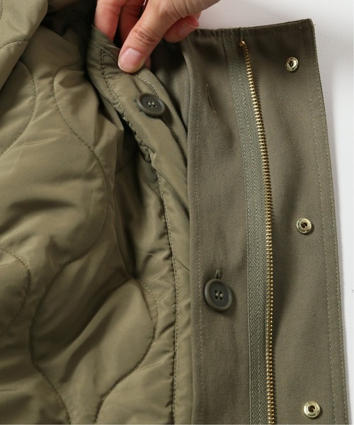 Charles Chaton（シャルルシャトン）の「ミリタリーライナーコート（モッズコート・レディース・ホワイト/カーキ・FREE）」の5枚目の写真