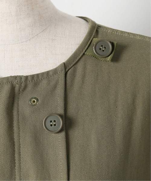Charles Chaton（シャルルシャトン）の「ミリタリーライナーコート（モッズコート・レディース・ホワイト/カーキ・FREE）」の11枚目の写真