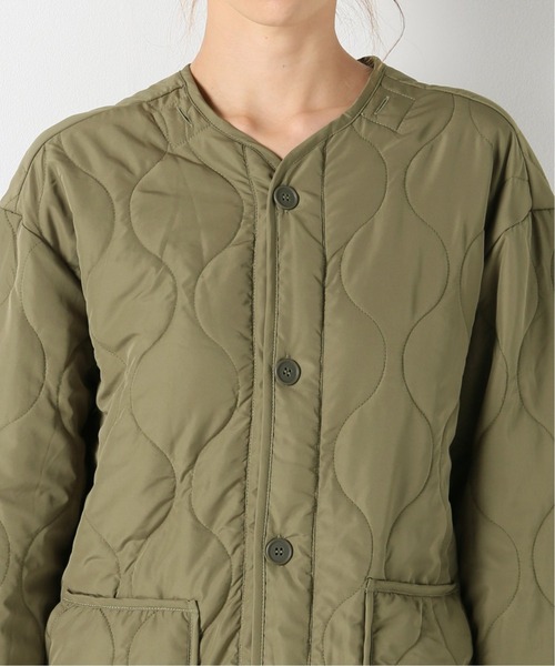 Charles Chaton（シャルルシャトン）の「ミリタリーライナーコート（モッズコート・レディース・ホワイト/カーキ・FREE）」の6枚目の写真