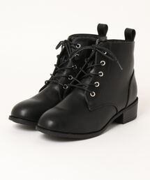 Zipper | 【Zipper】シンプルレースアップブーツ(レイン対応)(ブーツ)