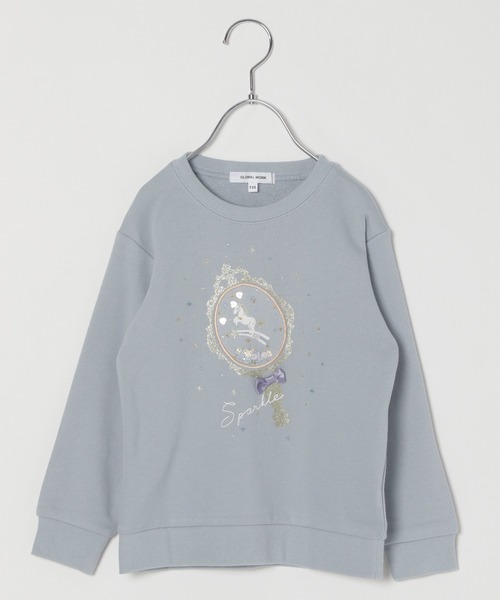 GLOBAL WORK（グローバルワーク）の「キッズ/Girlsグラフィックスウェット/216140（スウェット・キッズ・ホワイト系その他2/パープル系その他/グリーン系その他3/ホワイト/ライトブルー/サックスブルー/ライトグリーン/アイボリー/ブラック/ラベンダー/パープル系その他2/ブルー/グリーン系その他4/ブルー系その他4/グレー/ホワイト系その他/ブルー系その他・100cm/110cm/120cm/130cm/140cm/150cm/160cm）」の12枚目の写真