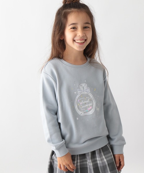 GLOBAL WORK（グローバルワーク）の「キッズ/Girlsグラフィックスウェット/216140（スウェット・キッズ・ホワイト系その他2/パープル系その他/グリーン系その他3/ホワイト/ライトブルー/サックスブルー/ライトグリーン/アイボリー/ブラック/ラベンダー/パープル系その他2/ブルー/グリーン系その他4/ブルー系その他4/グレー/ホワイト系その他/ブルー系その他・100cm/110cm/120cm/130cm/140cm/150cm/160cm）」の13枚目の写真