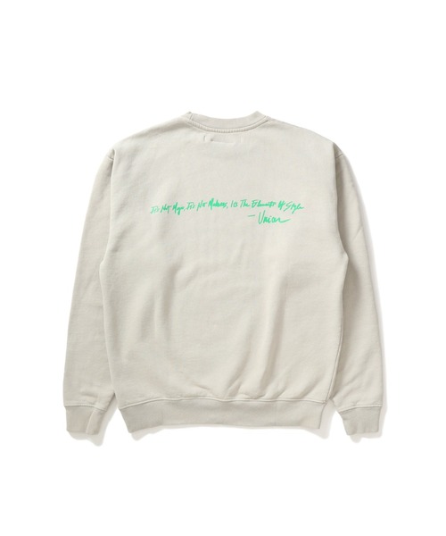 UNION（ユニオン）の「SECRET LIFE CREWNECK UNION ユニオン スウェット トレーナー（スウェット・メンズ・ブラック/グレー・SMALL/MEDIUM/LARGE/X-LARGE）」の11枚目の写真