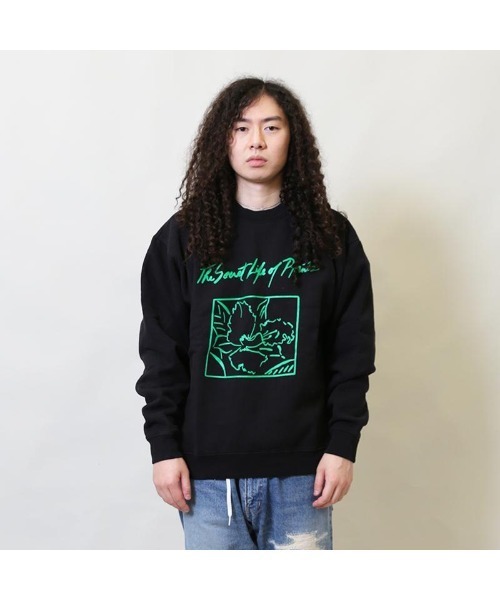 UNION（ユニオン）の「SECRET LIFE CREWNECK UNION ユニオン スウェット トレーナー（スウェット・メンズ・ブラック/グレー・SMALL/MEDIUM/LARGE/X-LARGE）」の4枚目の写真