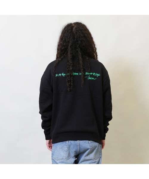 UNION（ユニオン）の「SECRET LIFE CREWNECK UNION ユニオン スウェット トレーナー（スウェット・メンズ・ブラック/グレー・SMALL/MEDIUM/LARGE/X-LARGE）」の8枚目の写真
