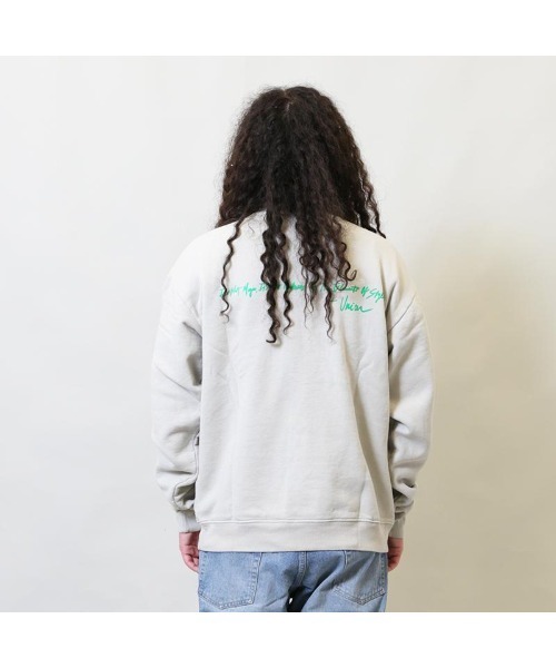 UNION（ユニオン）の「SECRET LIFE CREWNECK UNION ユニオン スウェット トレーナー（スウェット・メンズ・ブラック/グレー・SMALL/MEDIUM/LARGE/X-LARGE）」の10枚目の写真