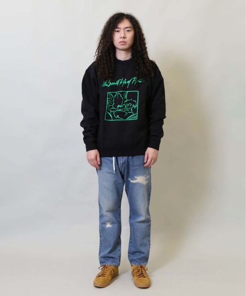 UNION（ユニオン）の「SECRET LIFE CREWNECK UNION ユニオン スウェット トレーナー（スウェット・メンズ・ブラック/グレー・SMALL/MEDIUM/LARGE/X-LARGE）」の17枚目の写真