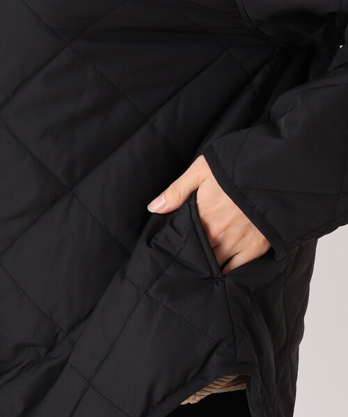 DRESKIP（ドレスキップ）の「◆撥水中綿キルトブルゾン（ブルゾン・レディース・ブラック/カーキ/キャメル・02/03/04）」の16枚目の写真