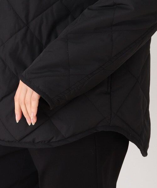 DRESKIP（ドレスキップ）の「◆撥水中綿キルトブルゾン（ブルゾン・レディース・ブラック/カーキ/キャメル・02/03/04）」の12枚目の写真
