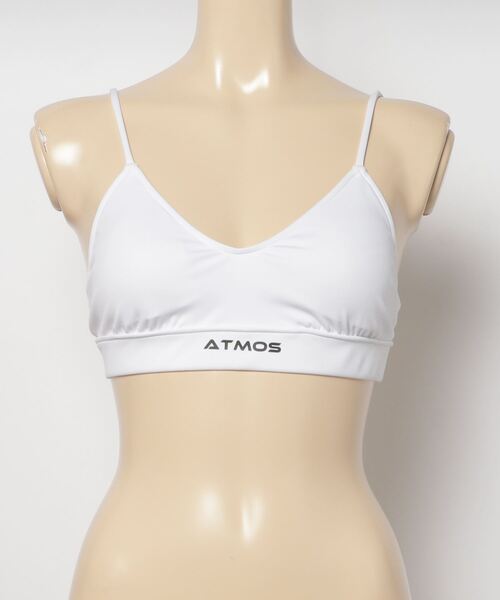 GUACAMOLE（ガカモレ）の「GUACAMOLE × atmos pink ロゴトライアングルブラトップ（スポーツブラ・レディース・ブラック/ブラウン/ピンク/ホワイト・S/M/M/L）」の2枚目の写真