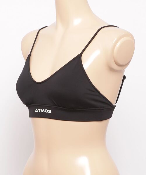 GUACAMOLE（ガカモレ）の「GUACAMOLE × atmos pink ロゴトライアングルブラトップ（スポーツブラ・レディース・ブラック/ブラウン/ピンク/ホワイト・S/M/M/L）」の6枚目の写真