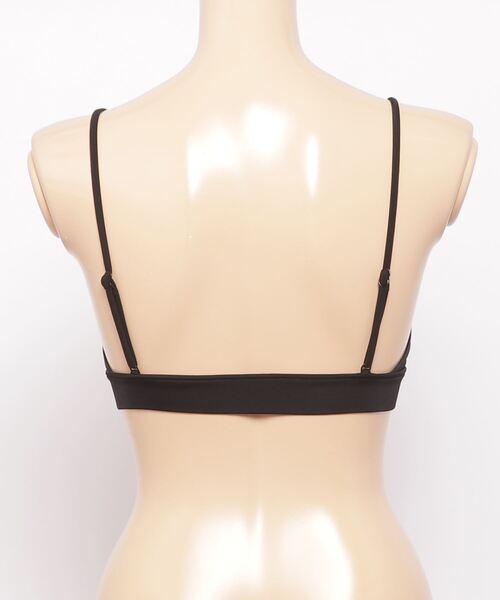 GUACAMOLE（ガカモレ）の「GUACAMOLE × atmos pink ロゴトライアングルブラトップ（スポーツブラ・レディース・ブラック/ブラウン/ピンク/ホワイト・S/M/M/L）」の5枚目の写真