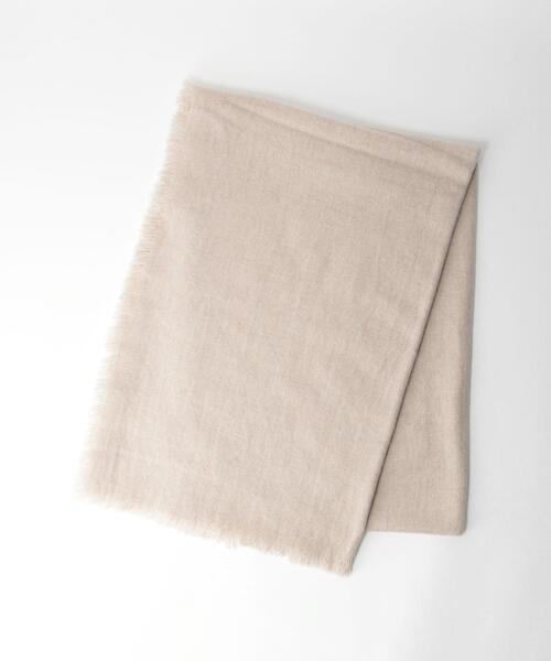 BEAUTY&YOUTH UNITED ARROWS（ビューティーアンドユースユナイテッドアローズ）の「BY ジャカード フリンジ ストール（ストール/ショール・レディース・グレー/ナチュラル/ライム・FREE）」の3枚目の写真