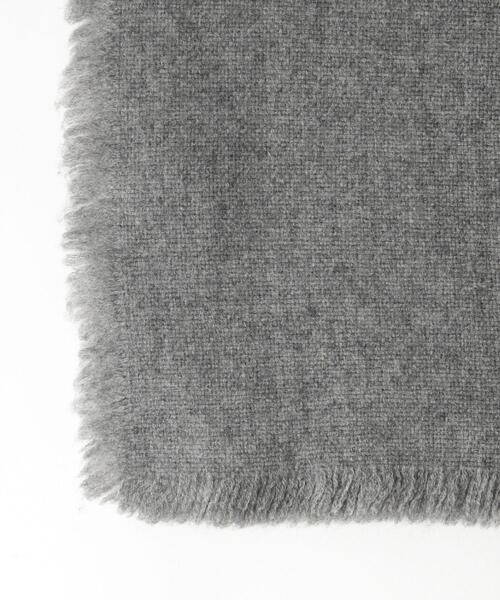 BEAUTY&YOUTH UNITED ARROWS（ビューティーアンドユースユナイテッドアローズ）の「BY ジャカード フリンジ ストール（ストール/ショール・レディース・グレー/ナチュラル/ライム・FREE）」の4枚目の写真
