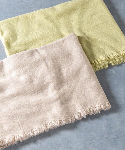 BEAUTY&YOUTH UNITED ARROWS（ビューティーアンドユースユナイテッドアローズ）の「BY ジャカード フリンジ ストール（ストール/ショール・レディース・グレー/ナチュラル/ライム・FREE）」の9枚目の写真