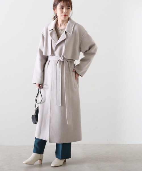 Cheek（チーク）の「ハンドメイドロングコート（トレンチコート）」 - WEAR