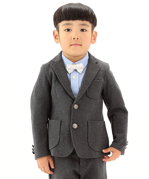 B:MING by BEAMS（ビーミングバイビームス）の「ビーミング by ビームス / ポンチジャケット 2015SS（テーラードジャケット・キッズ・ネイビー/チャコールグレー・110cm/100cm/130cm/120cm）」の2枚目の写真