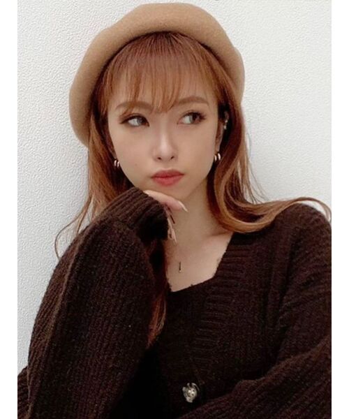 RESEXXY(リゼクシー)の「ブラッシュベレー帽(ハンチング/ベレー帽・レディース・ブラック/グレー/キャメル・FREE)」の3枚目の写真