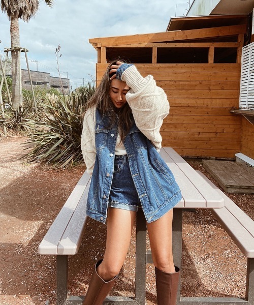 esutoreja(エストレジャ)の「バックオープンケーブルカーディガン(カーディガン/ボレロ・レディース・ベージュ/ブラウン・FREE)」の18枚目の写真