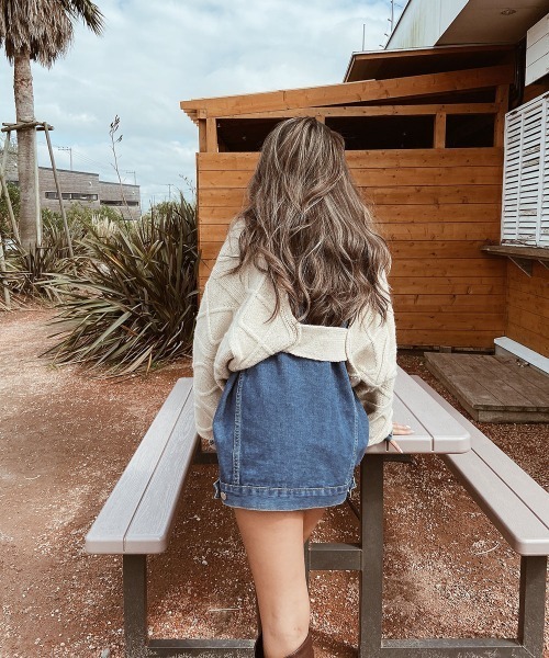 esutoreja(エストレジャ)の「バックオープンケーブルカーディガン(カーディガン/ボレロ・レディース・ベージュ/ブラウン・FREE)」の19枚目の写真