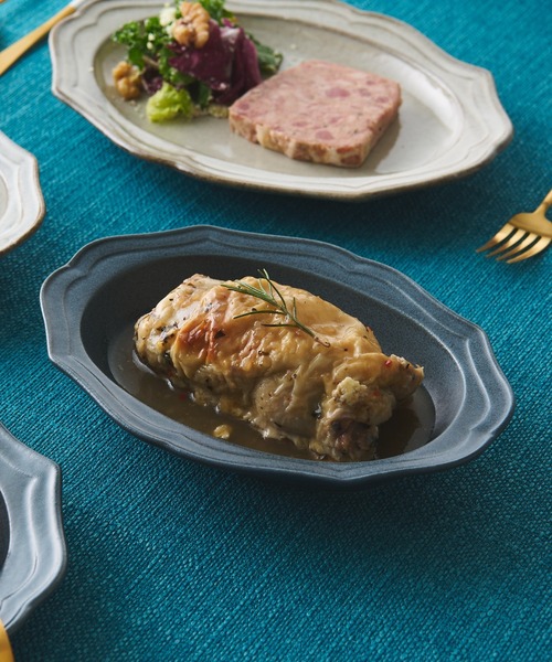 BIRTHDAY BAR（バースデイバー）の「カーベル オーバル深皿 Sサイズ（食器・レディース・ホワイト系/グレー・フリー）」の15枚目の写真