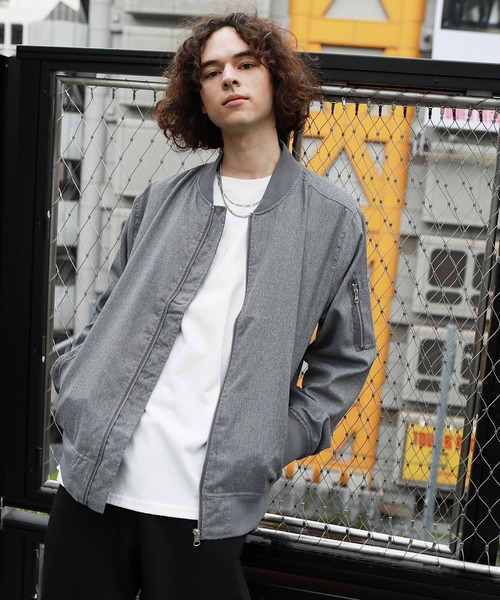 MSG（エムエスジー）の「MA-1 ジャケット ポリエステル ミリタリー