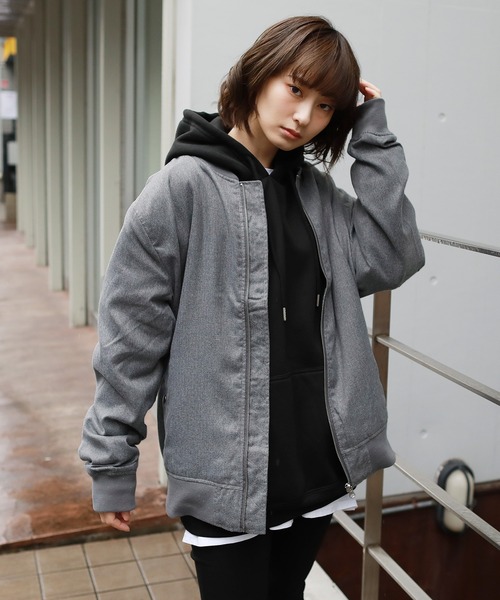 MSG（エムエスジー）の「MA-1 ジャケット ポリエステル ミリタリー