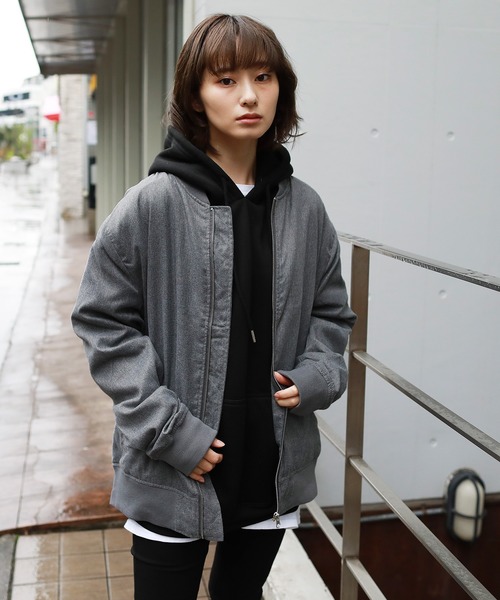 MSG（エムエスジー）の「MA-1 ジャケット ポリエステル ミリタリー