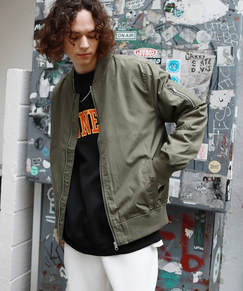 MSG（エムエスジー）の「MA-1 ジャケット ポリエステル ミリタリー