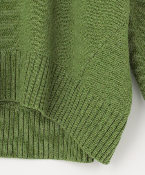 SHARE PARK（シェアパーク）の「ダブルＶネックニット（ニット/セーター・レディース・ホワイト系/ベージュ系/グリーン系/サックスブルー系・1）」の18枚目の写真