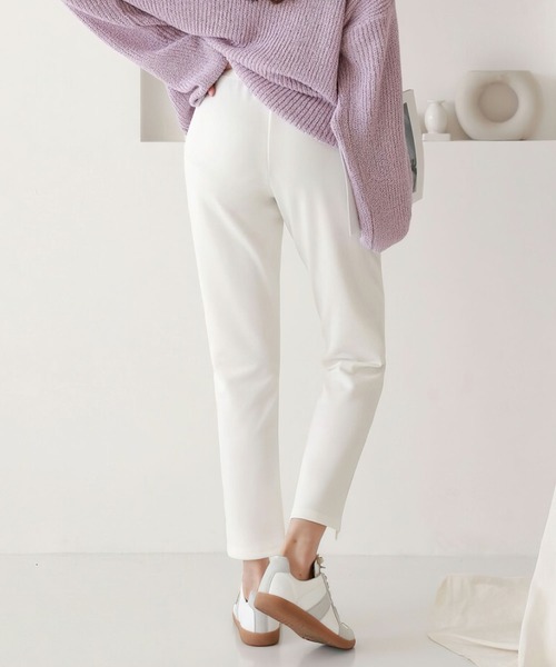 me+em select（ミームセレクト）の「フロントスリットアンクルカラーパンツ（その他パンツ・レディース・ブラック/アイボリー/レッド・LARGE/SMALL/X-LARGE/MEDIUM）」の22枚目の写真