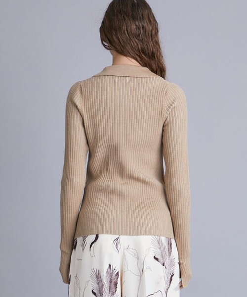ALLEGE(アレッジ)の「【Allege./アレッジ】ワイドリブカーディガン ALSTN-KN54(Tシャツ/カットソー・レディース・サックスブルー/ブラック/キャメル・1)」の20枚目の写真
