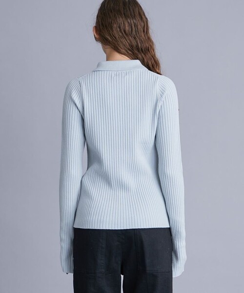 ALLEGE(アレッジ)の「【Allege./アレッジ】ワイドリブカーディガン ALSTN-KN54(Tシャツ/カットソー・レディース・サックスブルー/ブラック/キャメル・1)」の21枚目の写真
